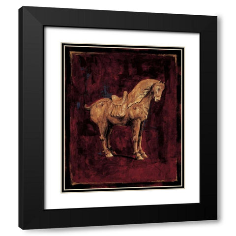 Dynasty No. 1 Black Modern Wood Framed Art Print with Double Matting by Panossian, Paul