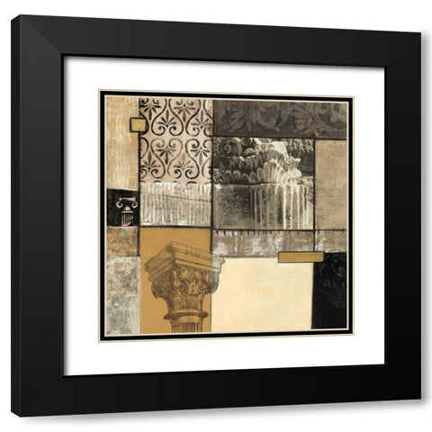 Classical Ruins II Black Modern Wood Framed Art Print with Double Matting by Tunick, Connie