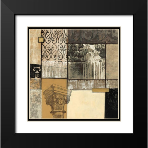 Classical Ruins II Black Modern Wood Framed Art Print with Double Matting by Tunick, Connie