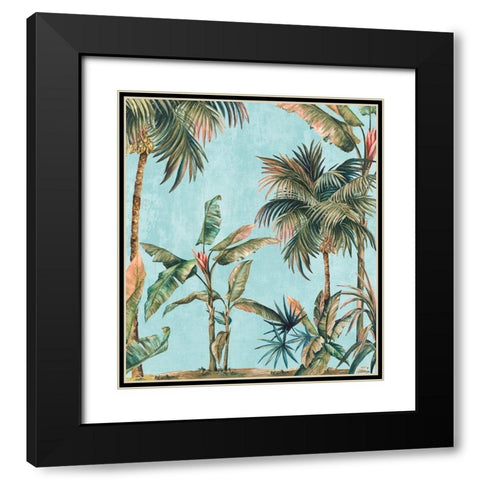 Lavish Black Modern Wood Framed Art Print with Double Matting by Watts, Eva