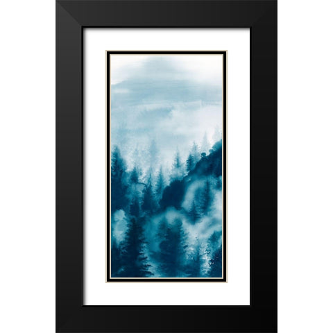 Foggy Dew II Black Modern Wood Framed Art Print with Double Matting by Watts, Eva