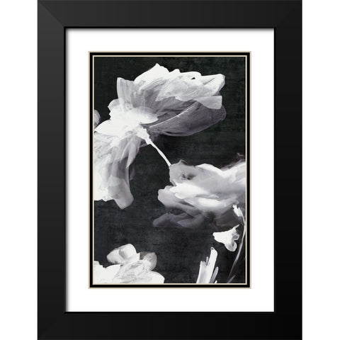 Dark Beauty II Black Modern Wood Framed Art Print with Double Matting by Watts, Eva