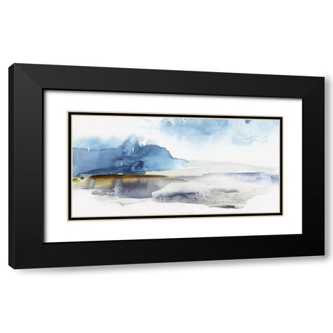 Lunar Landscape Black Modern Wood Framed Art Print with Double Matting by Watts, Eva