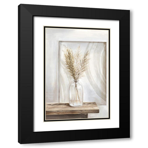 Dry Pampas Grass I Black Modern Wood Framed Art Print with Double Matting by Watts, Eva