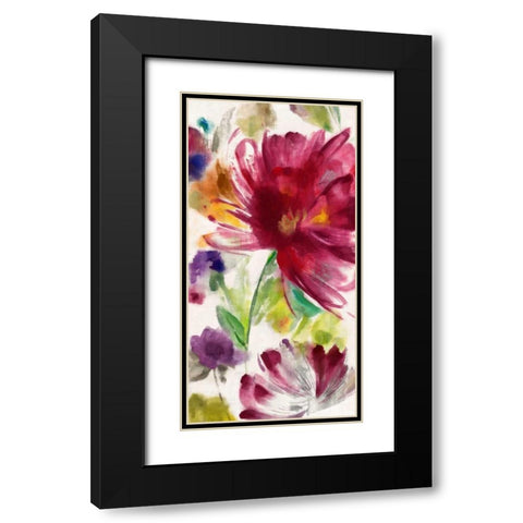 Garden Whisper I Black Modern Wood Framed Art Print with Double Matting by Jensen, Asia