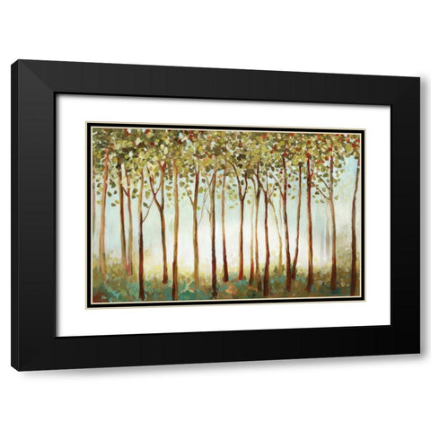 Riverside Forest Black Modern Wood Framed Art Print with Double Matting by Pearce, Allison