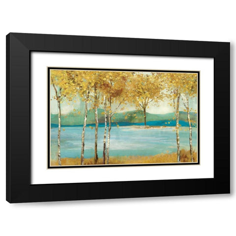 Overlooking III Black Modern Wood Framed Art Print with Double Matting by Pearce, Allison