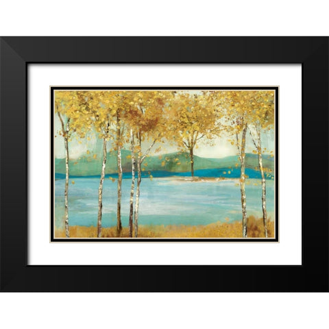 Overlooking III Black Modern Wood Framed Art Print with Double Matting by Pearce, Allison