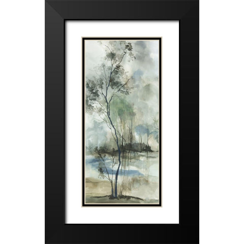Forest Grove III Black Modern Wood Framed Art Print with Double Matting by Pearce, Allison