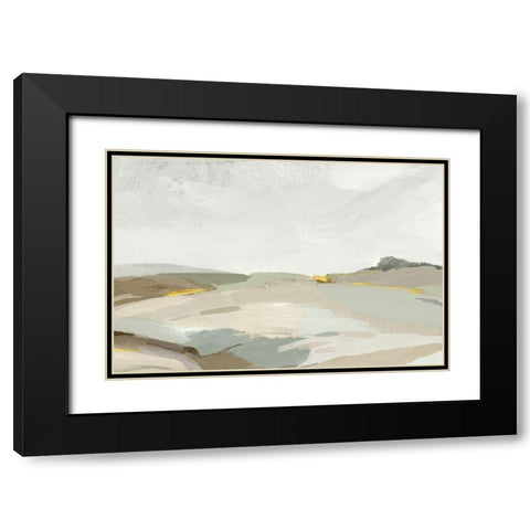 Rolling Hills Black Modern Wood Framed Art Print with Double Matting by Pearce, Allison
