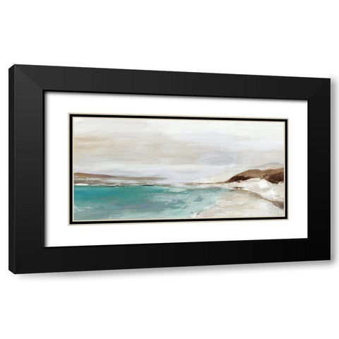 Ocean Oasis Black Modern Wood Framed Art Print with Double Matting by Pearce, Allison