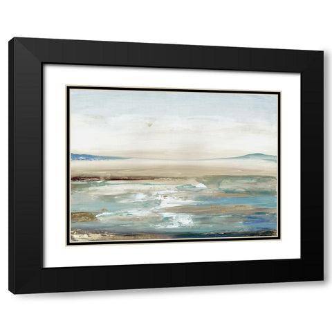 Water Bliss Black Modern Wood Framed Art Print with Double Matting by Pearce, Allison