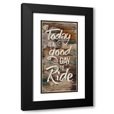 Good Day Black Modern Wood Framed Art Print with Double Matting by Selkirk, Edward