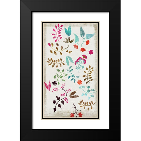 Vermont Garden Black Modern Wood Framed Art Print with Double Matting by Wilson, Aimee