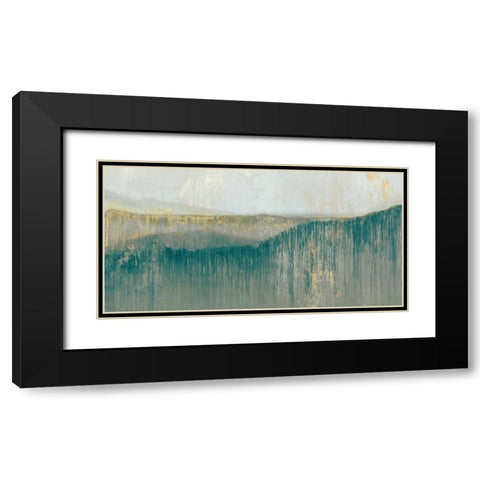 Serenity II Black Modern Wood Framed Art Print with Double Matting by Wilde, Susan