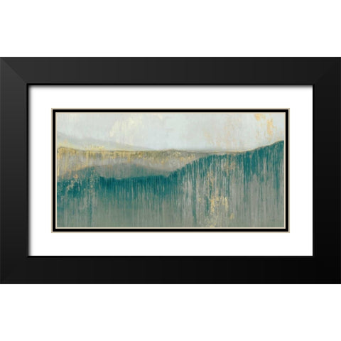 Serenity II Black Modern Wood Framed Art Print with Double Matting by Wilde, Susan