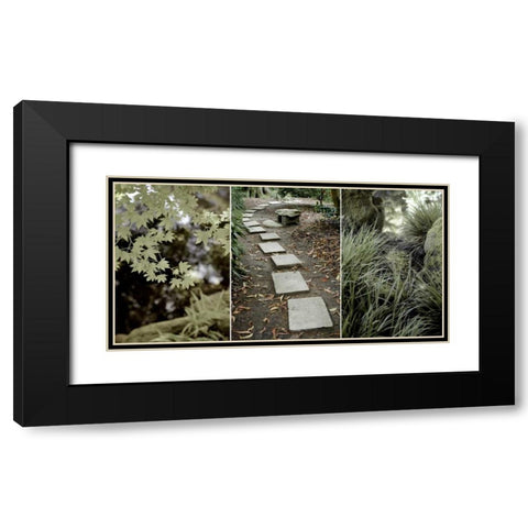 Parc Panel  Black Modern Wood Framed Art Print with Double Matting by Blaustein, Alan