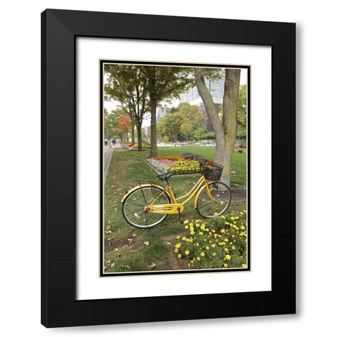 Japan Bicycle - 2 Black Modern Wood Framed Art Print with Double Matting by Blaustein, Alan