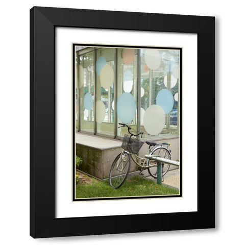 Japan Bicycle - 4 Black Modern Wood Framed Art Print with Double Matting by Blaustein, Alan