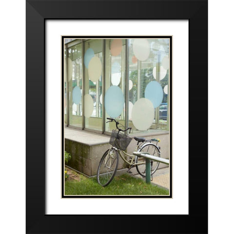 Japan Bicycle - 4 Black Modern Wood Framed Art Print with Double Matting by Blaustein, Alan