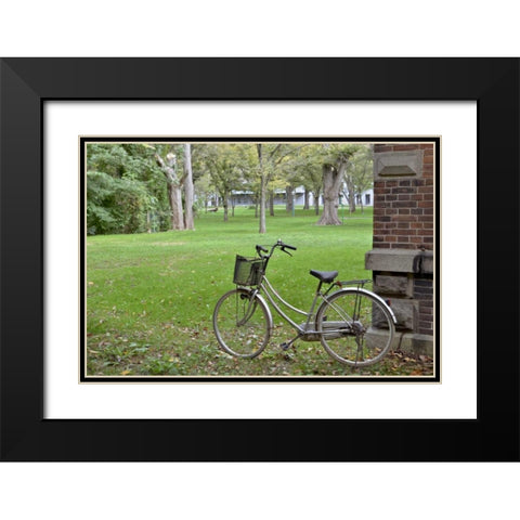 Japan Bicycle - 14 Black Modern Wood Framed Art Print with Double Matting by Blaustein, Alan