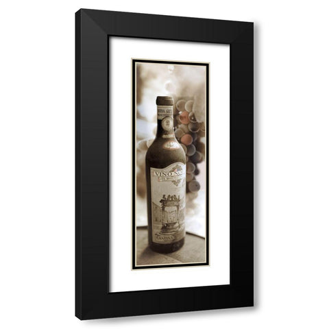 Montepulciano Vineyard #1 Black Modern Wood Framed Art Print with Double Matting by Blaustein, Alan
