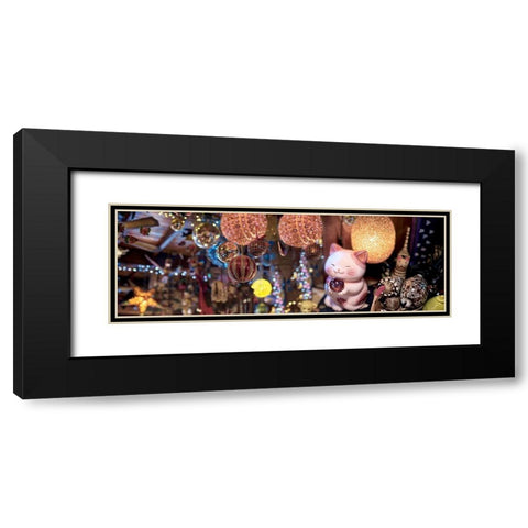 Nagano Cafe 15 Black Modern Wood Framed Art Print with Double Matting by Blaustein, Alan