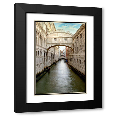 Bridge Of Sighs #1 Black Modern Wood Framed Art Print with Double Matting by Blaustein, Alan
