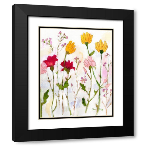 Flowers from Sheeleys Black Modern Wood Framed Art Print with Double Matting by Bragg, Janel