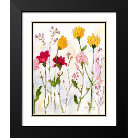 Flowers from Sheeleys Black Modern Wood Framed Art Print with Double Matting by Bragg, Janel