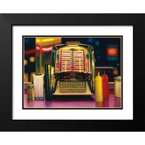 Wall Box II Black Modern Wood Framed Art Print with Double Matting by Colletta, TR