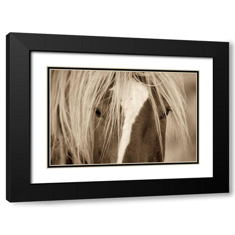 The Blonde Black Modern Wood Framed Art Print with Double Matting by Dearing, Lisa