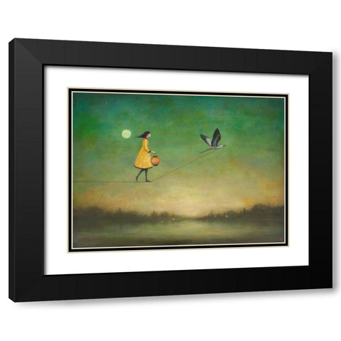 Blue Moon Expedition Black Modern Wood Framed Art Print with Double Matting by Huynh, Duy