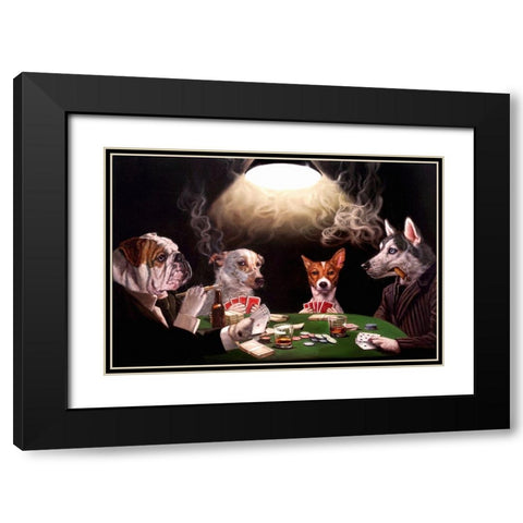 The Bluff Black Modern Wood Framed Art Print with Double Matting by Heffernan, Lucia