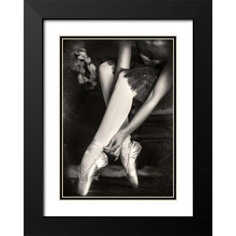 Art of Dance Black Modern Wood Framed Art Print with Double Matting by PhotoINC Studio