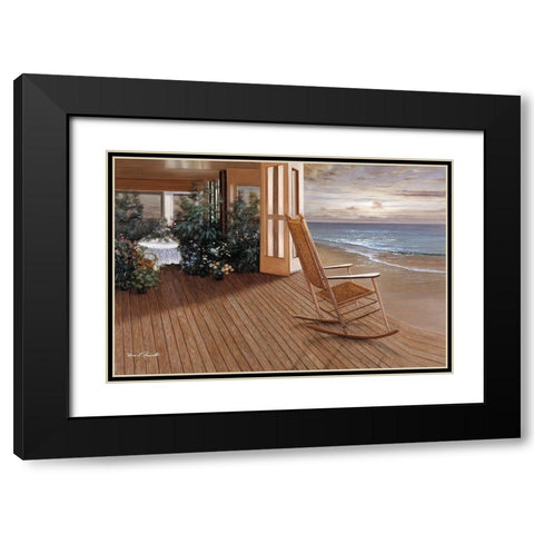 Memories Black Modern Wood Framed Art Print with Double Matting by Romanello, Diane