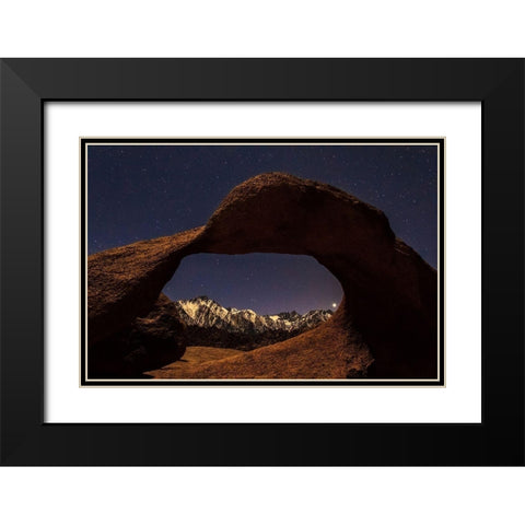 Venus Through Mobius Arch Black Modern Wood Framed Art Print with Double Matting by Severn, Shawn/Corinne