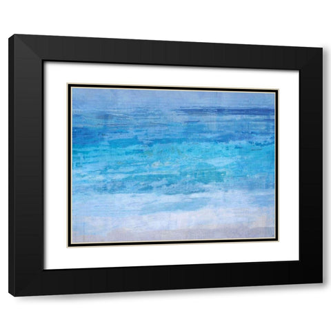 Evening Tide Black Modern Wood Framed Art Print with Double Matting by Wiley, Marta