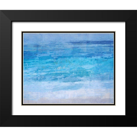 Evening Tide Black Modern Wood Framed Art Print with Double Matting by Wiley, Marta