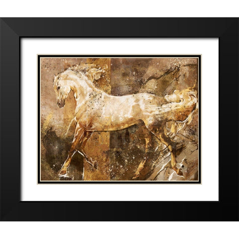 Fibonacci White Black Modern Wood Framed Art Print with Double Matting by Wiley, Marta