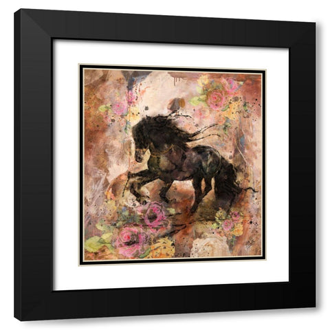 Gallup Black Modern Wood Framed Art Print with Double Matting by Wiley, Marta