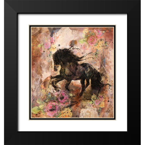 Gallup Black Modern Wood Framed Art Print with Double Matting by Wiley, Marta