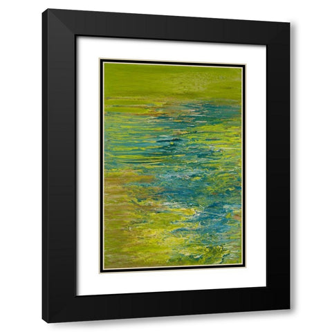 The Lake Black Modern Wood Framed Art Print with Double Matting by Mercado, M.