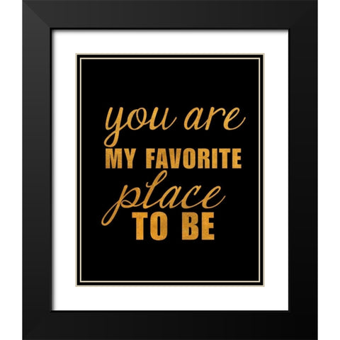 Dance and Be II Black Modern Wood Framed Art Print with Double Matting by SD Graphics Studio