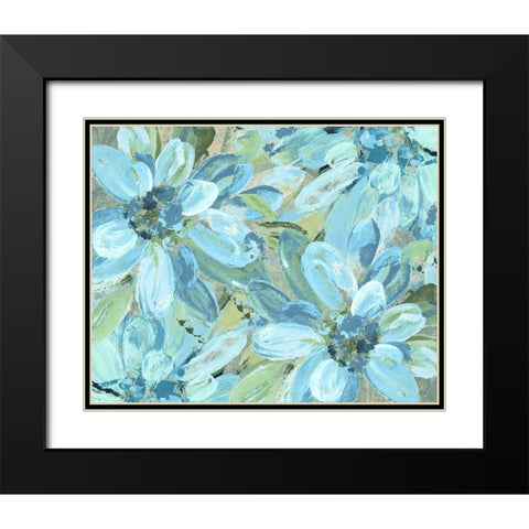 Celestial Blooms Black Modern Wood Framed Art Print with Double Matting by Loreth, Lanie