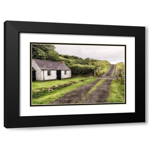 Countryside Black Modern Wood Framed Art Print with Double Matting by Amos, Andy