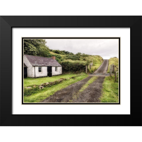 Countryside Black Modern Wood Framed Art Print with Double Matting by Amos, Andy