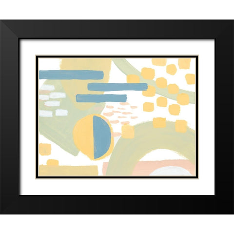 To The Tune Black Modern Wood Framed Art Print with Double Matting by Loreth, Lanie