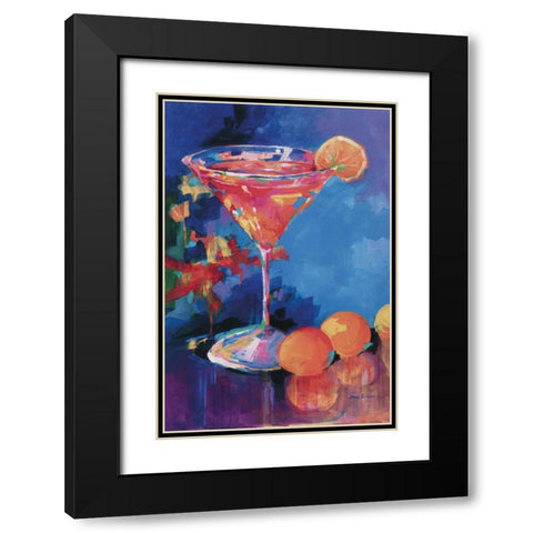L.A. Cosmo Black Modern Wood Framed Art Print with Double Matting by Slivka, Jane