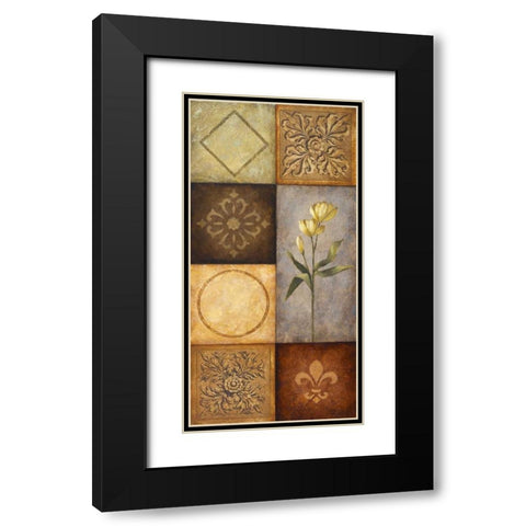 Simplicity I Black Modern Wood Framed Art Print with Double Matting by Marcon, Michael